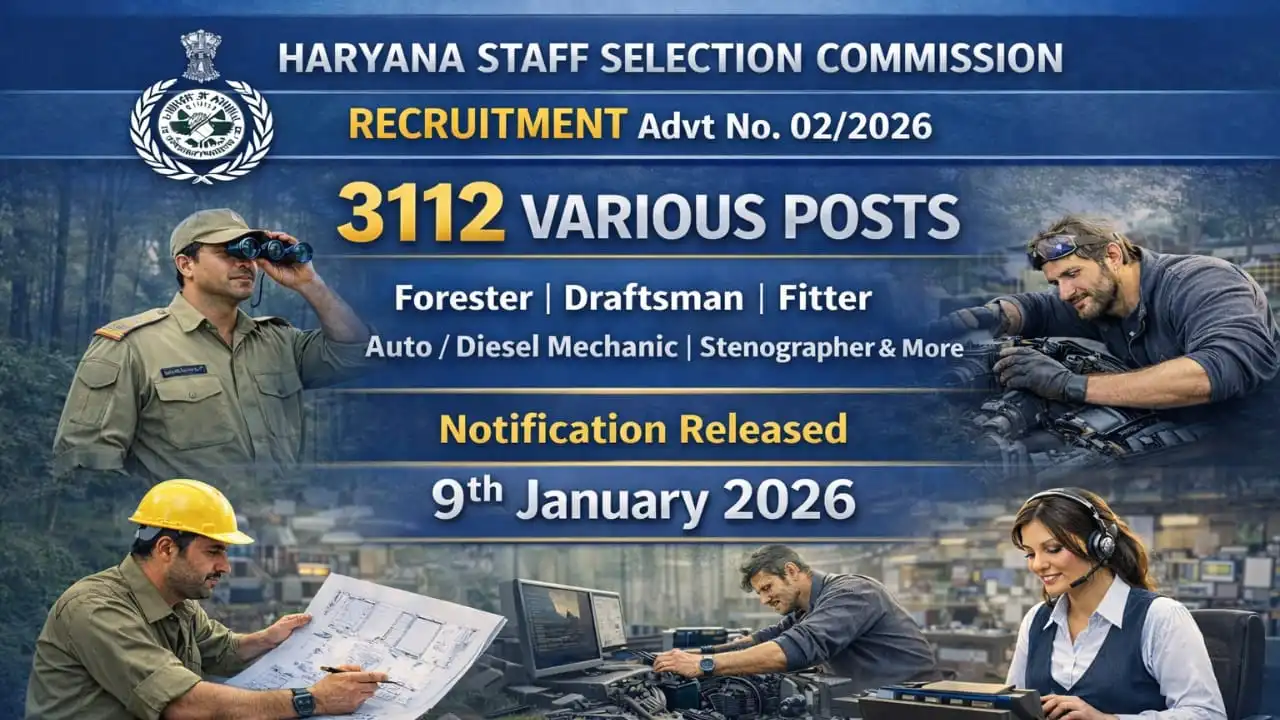 HSSC Advt 2 2026 Group C Recruitment