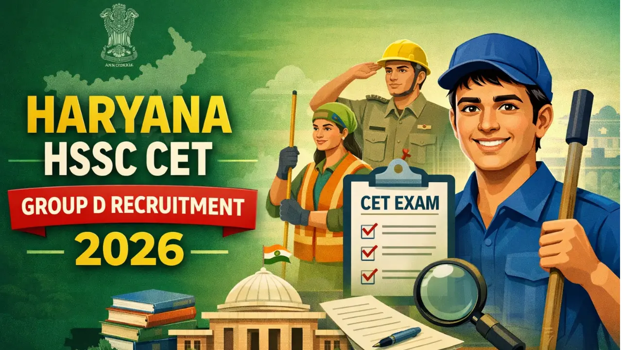 Haryana HSSC CET Group D Recruitment 2026