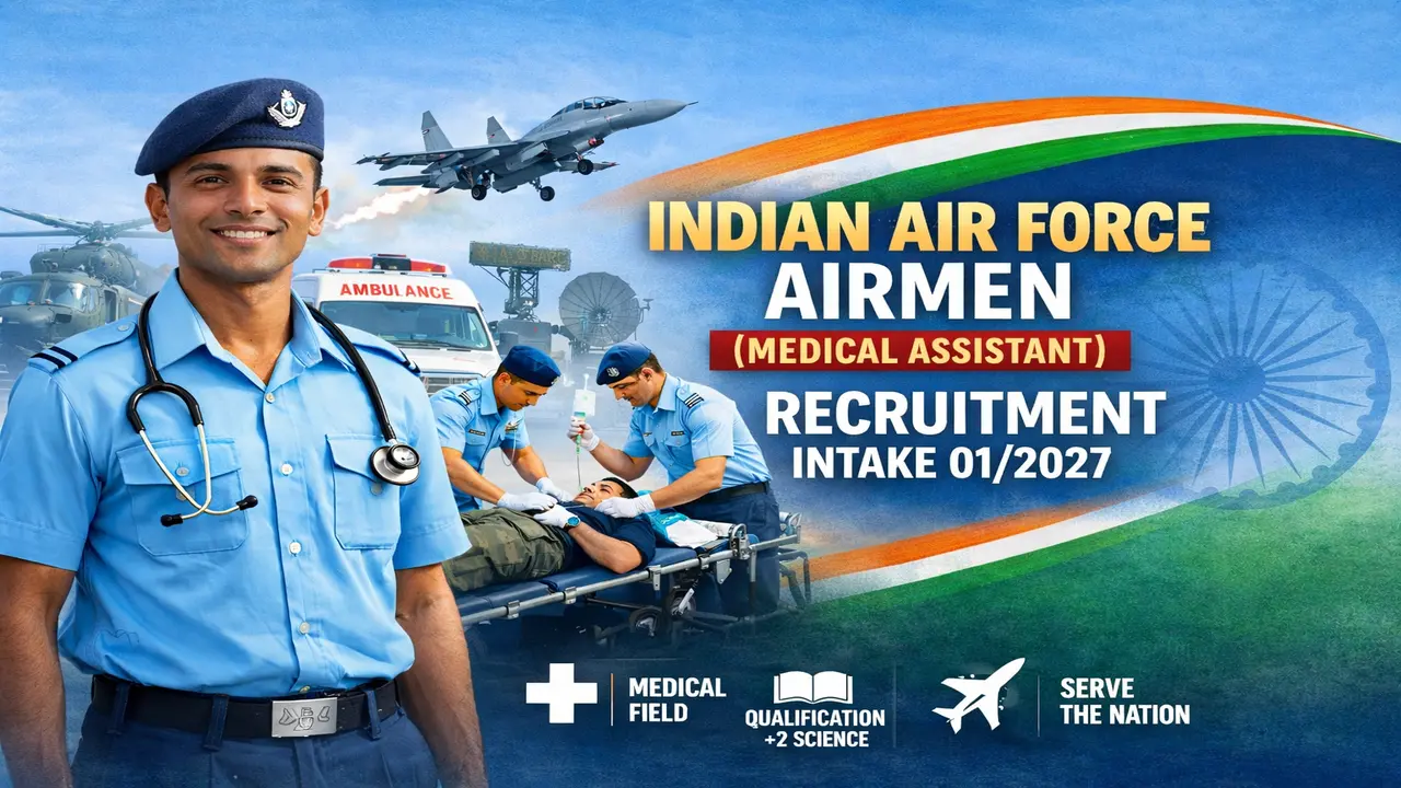 Indian Air Force Airmen Medical Assistant Intake 01_2027