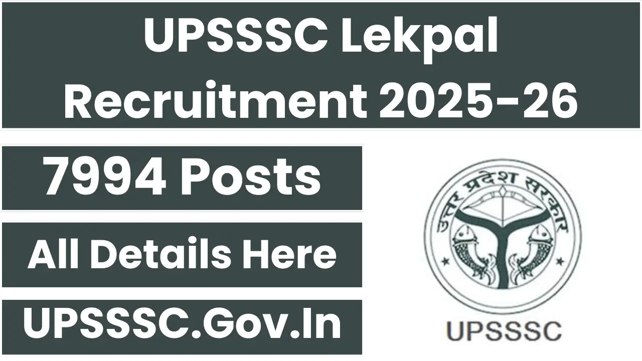 UPSSSC Lekpal Recruitment 2025 26